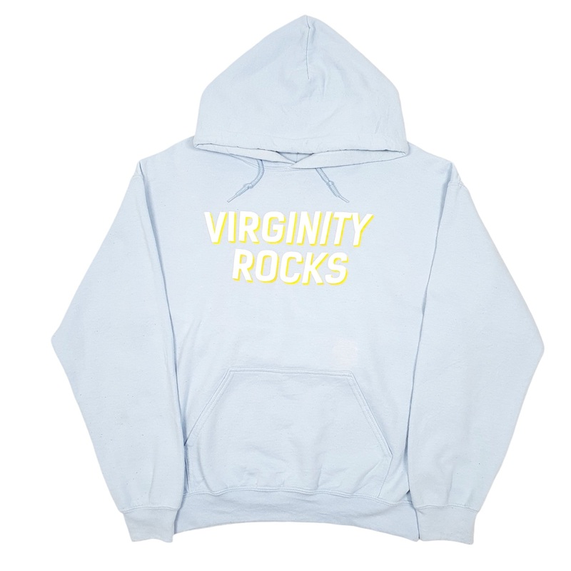 Danny Duncan Virginity Rocks Spellout Hoodie Cotton Sweatshirt Jumper M