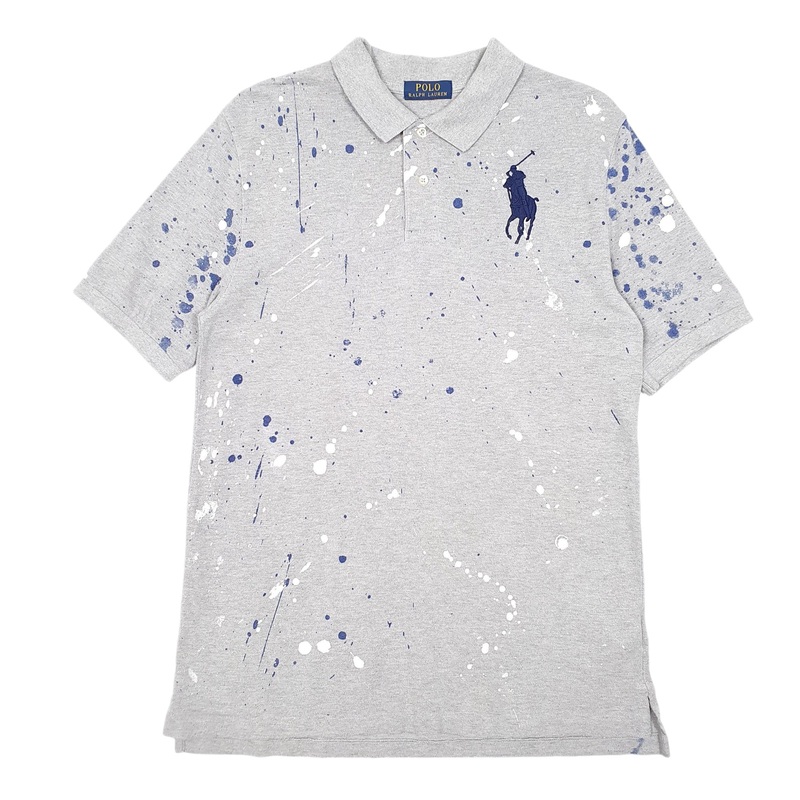 Polo Ralph Lauren Splatter Short Sleeve Cotton Polo Shirt S