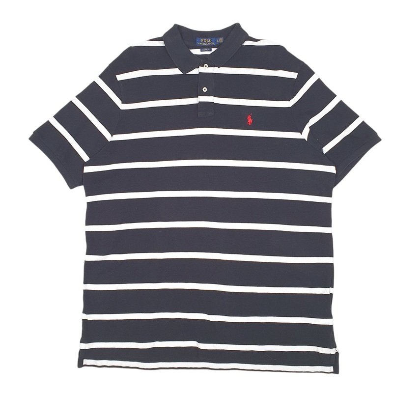 Polo Ralph Lauren Striped Classic Short Sleeve Cotton Polo Shirt XL