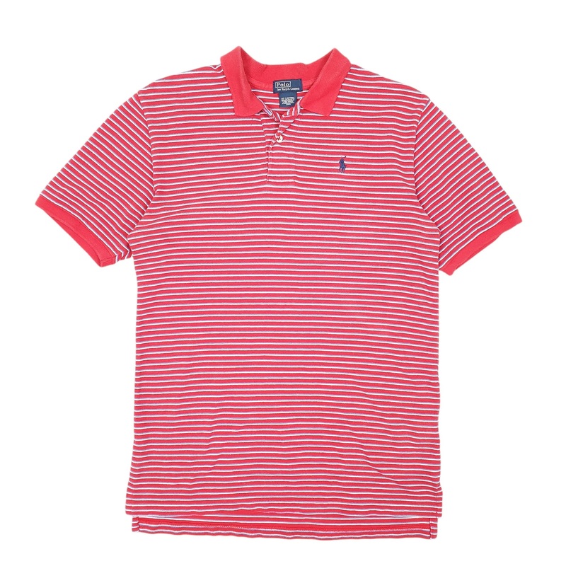 Polo Ralph Lauren Striped Short Sleeve Cotton Polo Shirt S