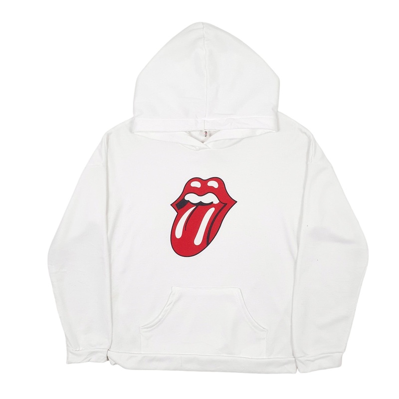 Rolling Stones Lightweight Hoodie Polyester Sweatshirt Jumper M