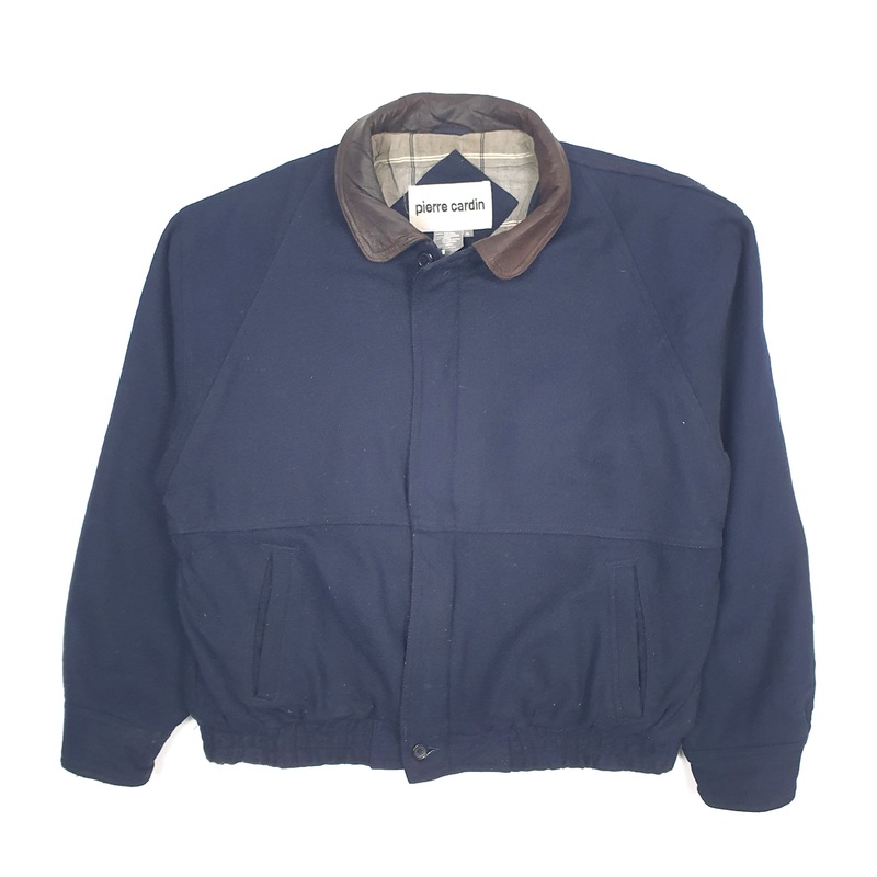 Mens Pierre Cardin Cruiser Windbreaker Wool Jacket Coat M