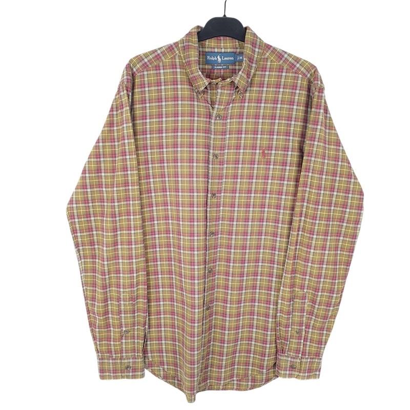 Ralph Lauren Long Sleeve Classic Fit Check Cotton Shirt M