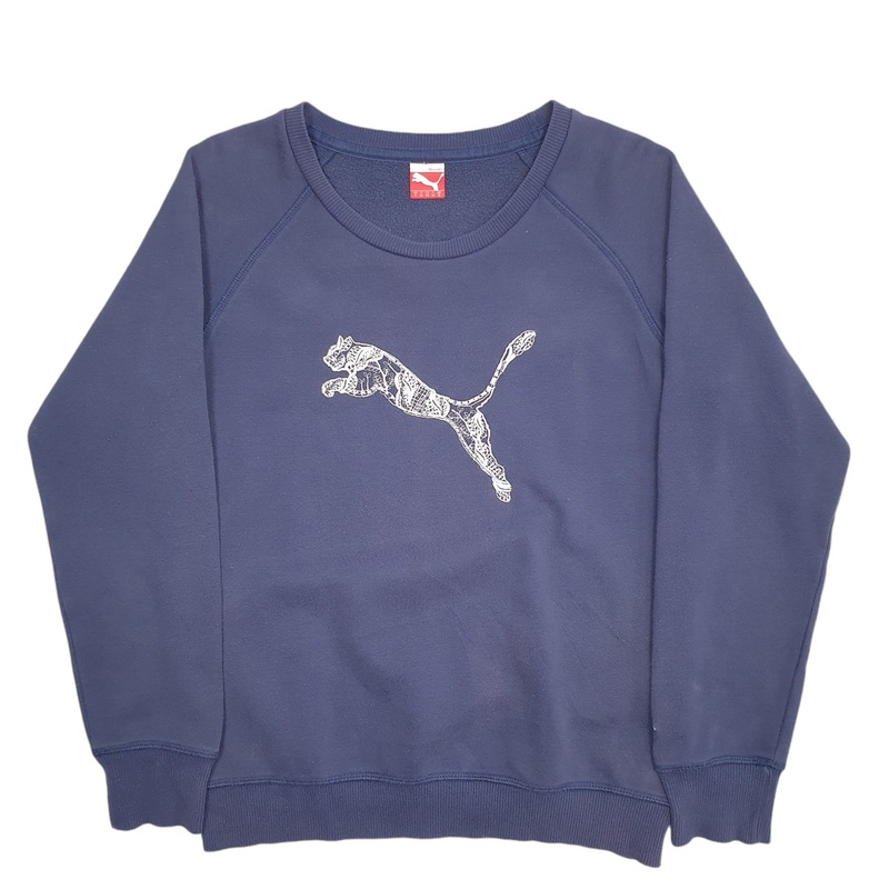 Puma Crewneck Cotton Blend Sweatshirt Jumper S