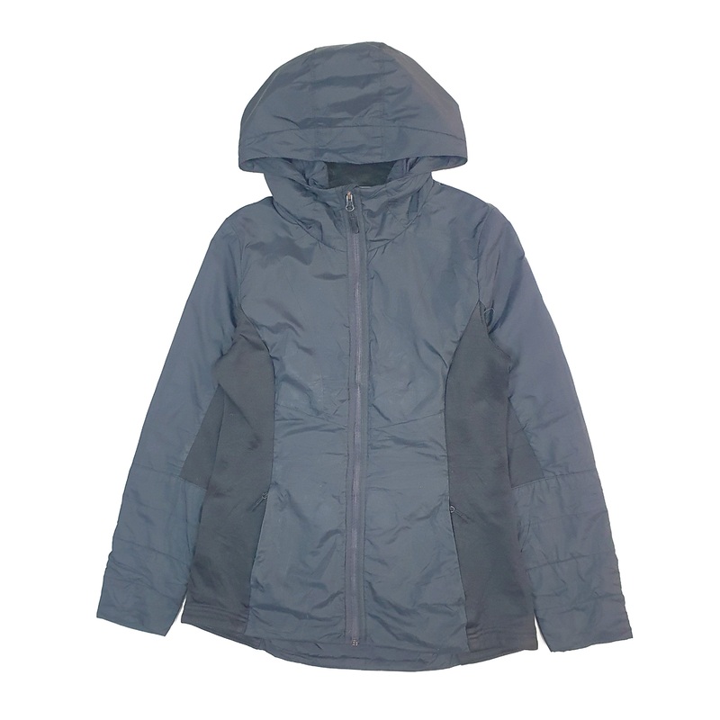 Womens Champion Hooded Padded Windbreaker Jacket Coat M