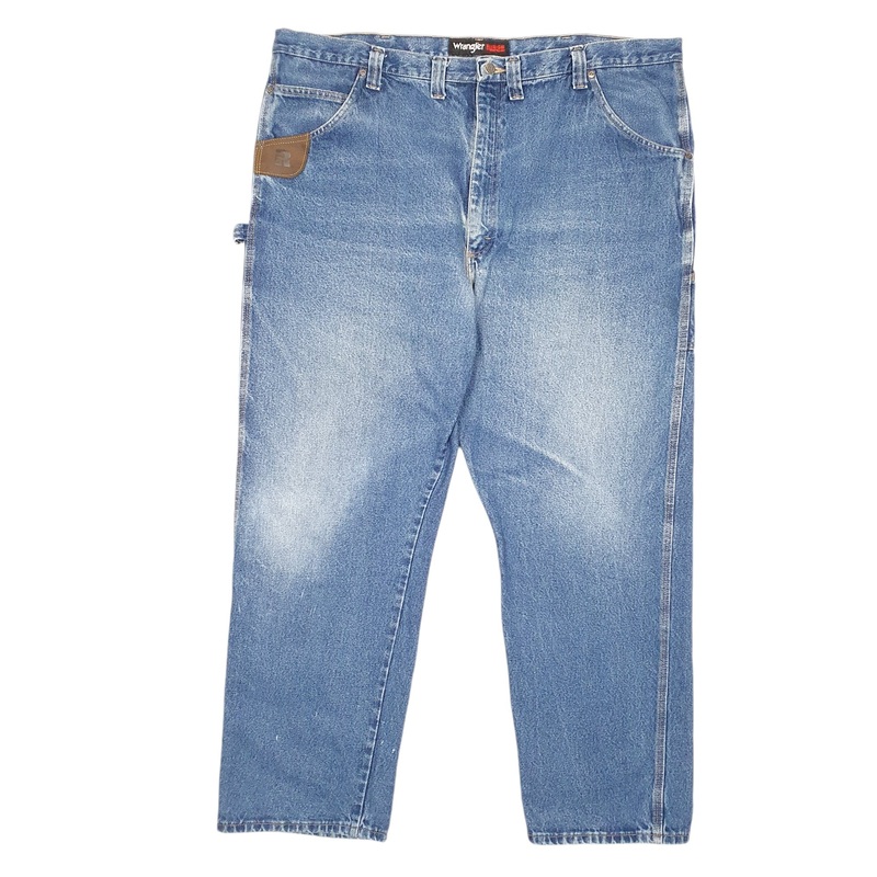 Wrangler Casual Loose Fit Carpenter Pants Riggs Workwear Jeans W46 L32