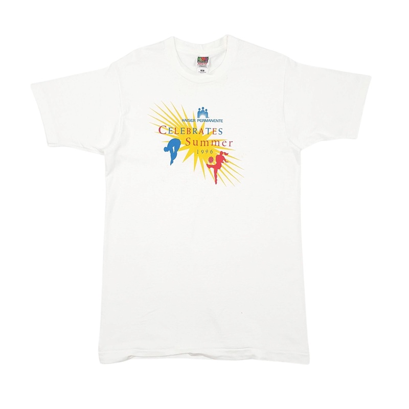 Fruit Of The Loom Single Stitch Vintage 90s Short Sleeve Cotton T Shirt Mens M