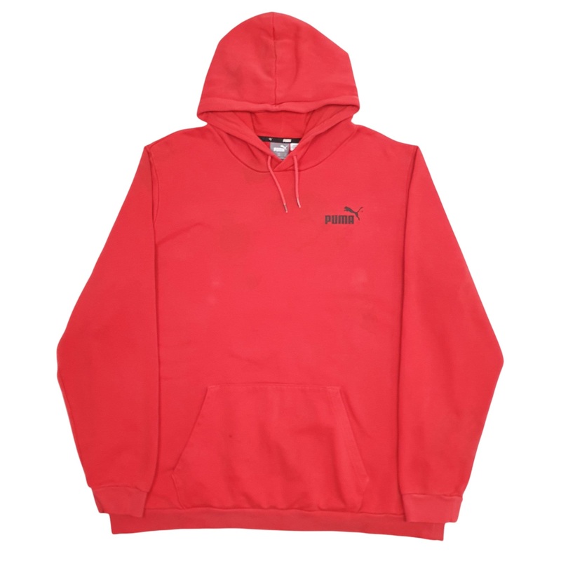 Puma Spellout Hoodie Cotton Blend Sweatshirt Jumper Mens 2XL