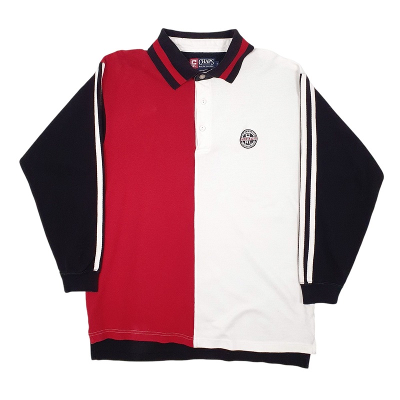 Ralph Lauren Long Sleeve Cotton Polo Shirt Mens M