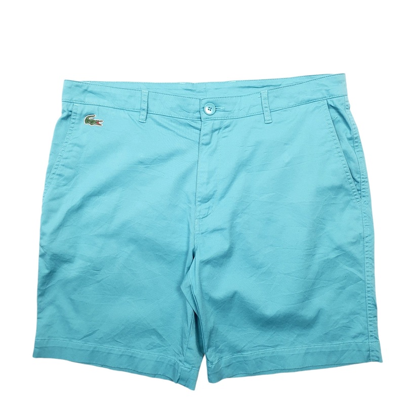 Lacoste Blue Chino Cotton Shorts W34