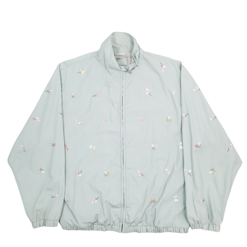 Womens Koret Francisca Floral Harrington Jacket Coat M