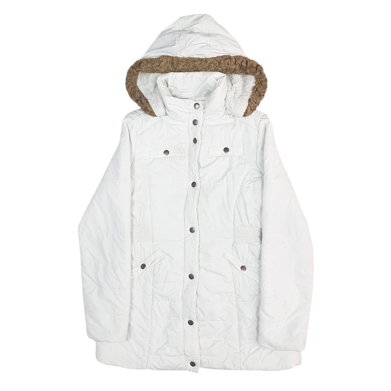 Womens YMI Parka Trench Hooded Puffer Jacket Coat XL