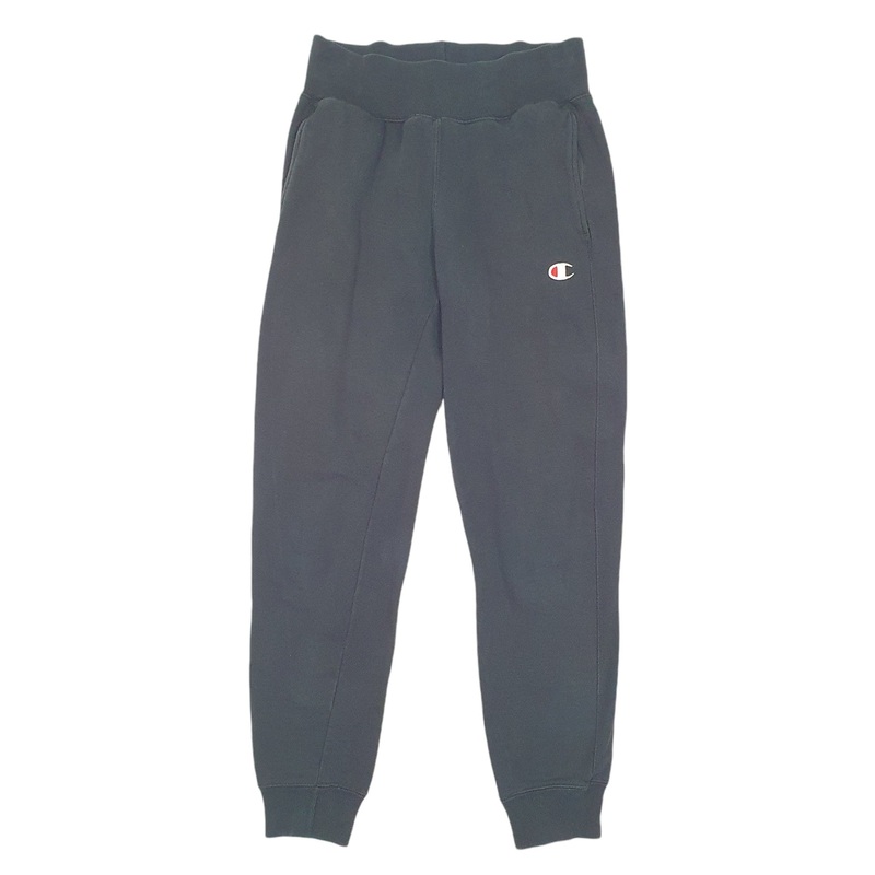 Mens Champion Reverse Weave Track Suit Bottoms Sweats Black Jogger Cotton Blend  Trousers W28 L30