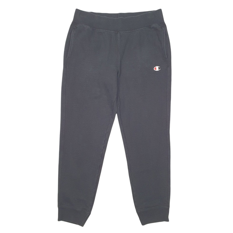 Mens Champion Reverse Weave Sweats Track Suit Bottoms Black Jogger Cotton Blend  Trousers Mens W32 L30