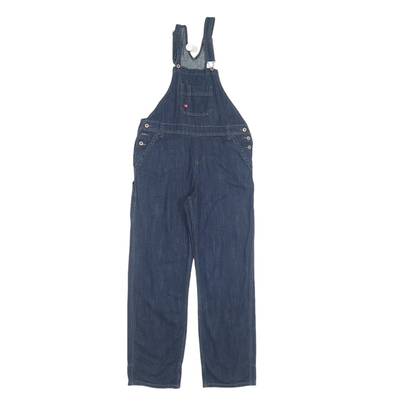 Mens Dickies Blue Dungaree Cotton  Trousers W34 L31