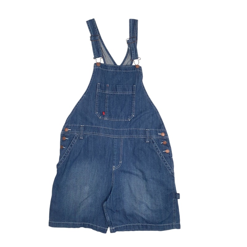Womens Dickies Denim Overalls Bib Blue Dungaree Cotton  Trousers UKL
