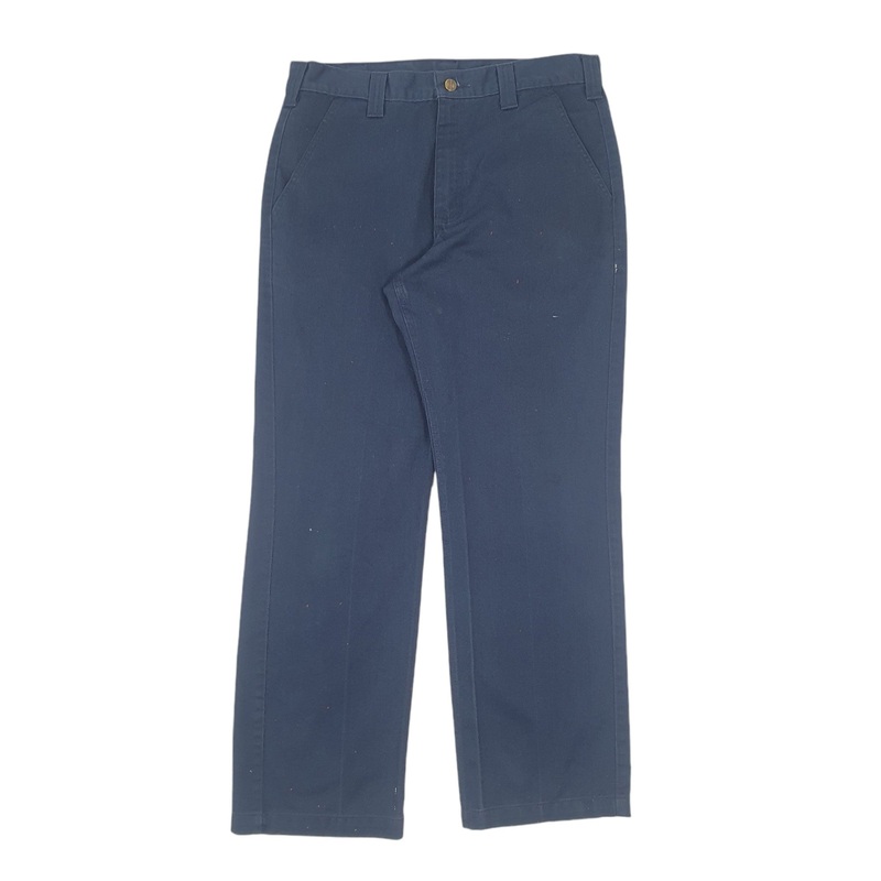 Mens Carhartt Workwear Blue Chino Cotton  Trousers Mens W34 L30