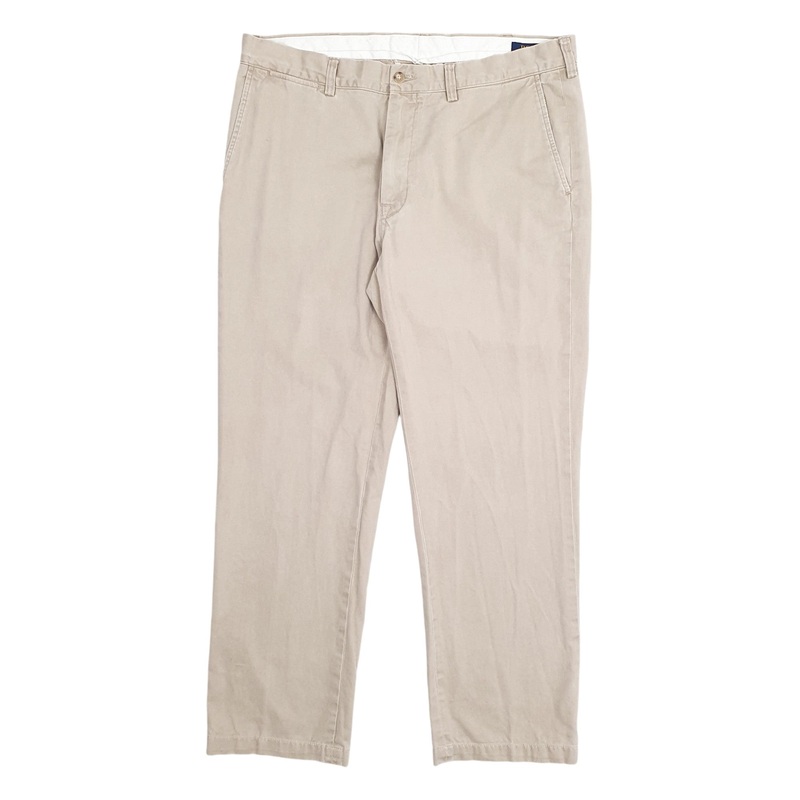Mens Polo Ralph Lauren Classic Fit Beige Chino Cotton  Trousers Mens W36 L31