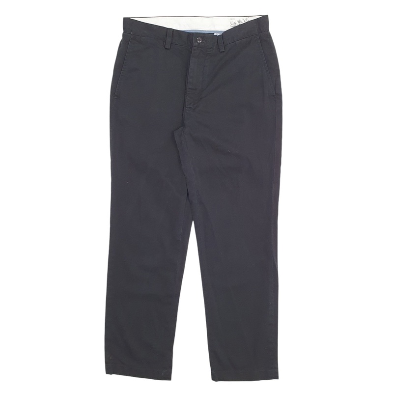 Mens Polo Ralph Lauren Classic Fit Black Chino Cotton  Trousers Mens W31 L30