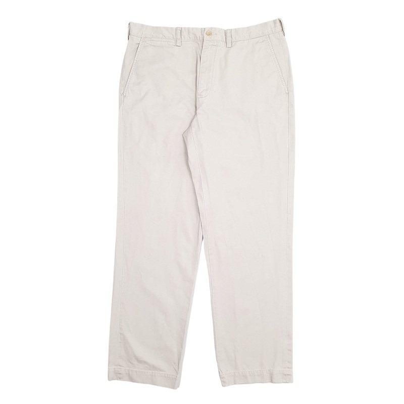 Mens Polo Ralph Lauren Cream Chino Cotton  Trousers Mens W34 L32