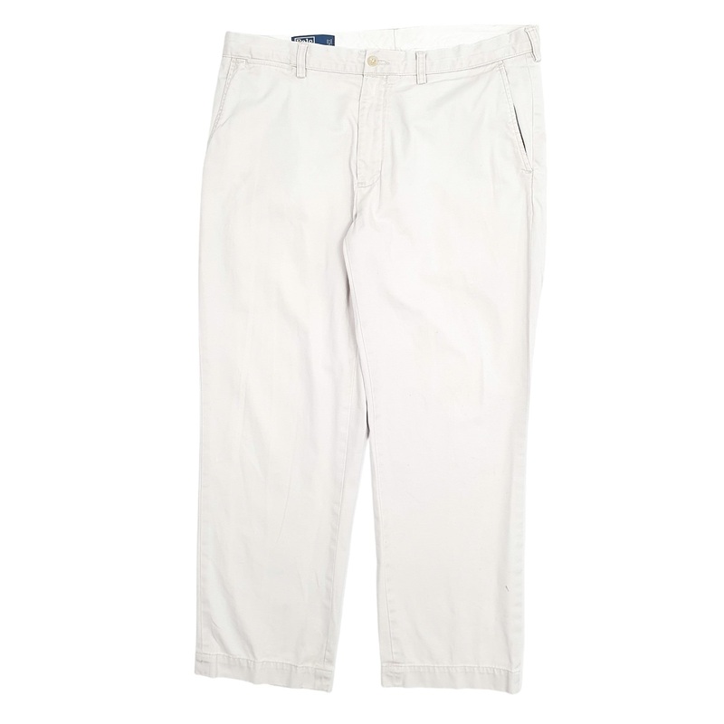 Mens Polo Ralph Lauren Preston Pant 0 Cream Chino Cotton  Trousers Mens W36 L30