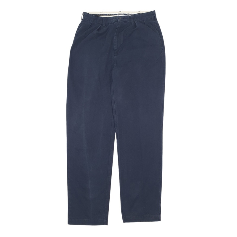 Mens Polo Ralph Lauren Vintage 90s Navy Chino Cotton  Trousers Mens W34 L34