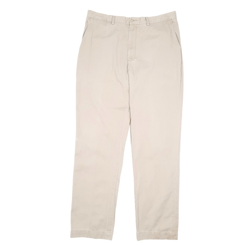 Mens Polo Ralph Lauren Vintage 90s Prospect Pant Beige Chino Cotton  Trousers Mens W36 L34