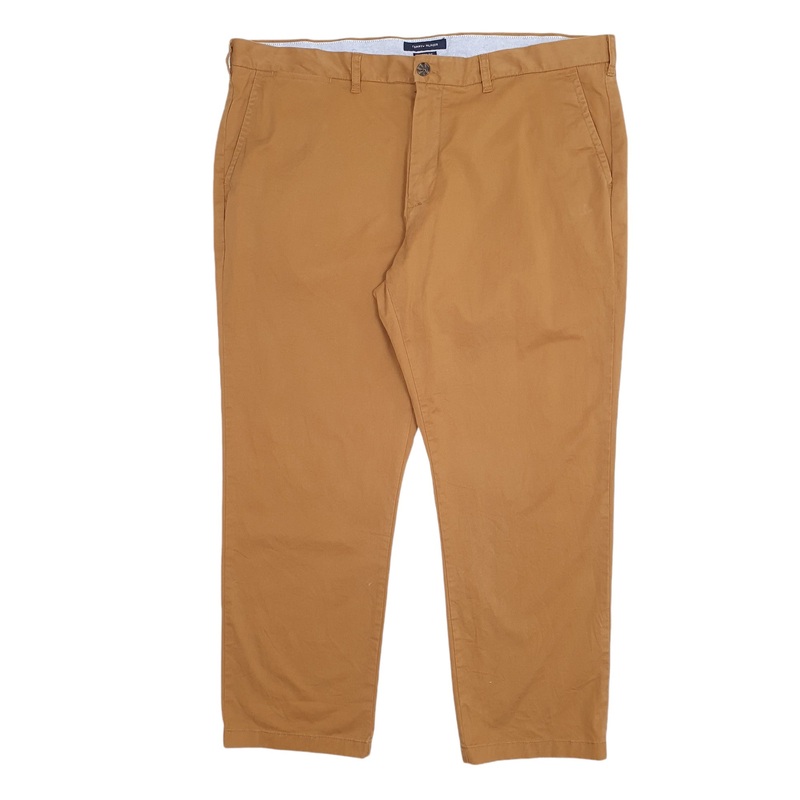 Mens Tommy Hilfiger Brown Chino Cotton  Trousers Mens W42 L30