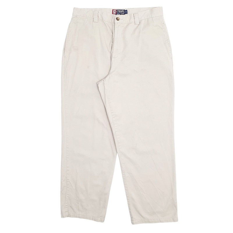 Mens Ralph Lauren Beige Chino Cotton  Trousers Mens W34 L30