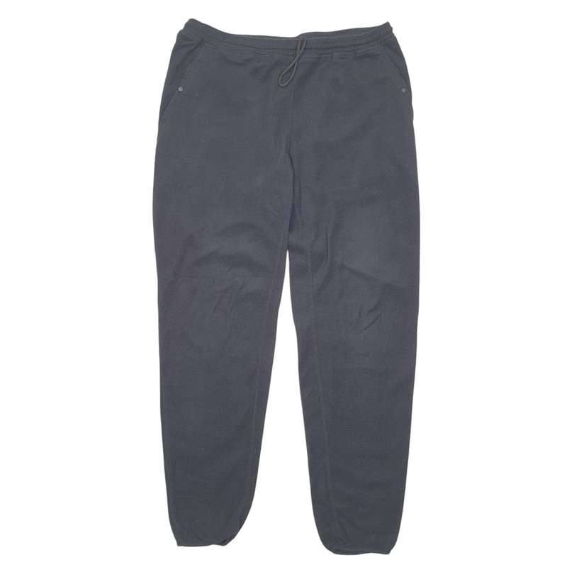 Womens Patagonia Fleece Made In USA Black Jogger Polyester  Trousers Womens UKL