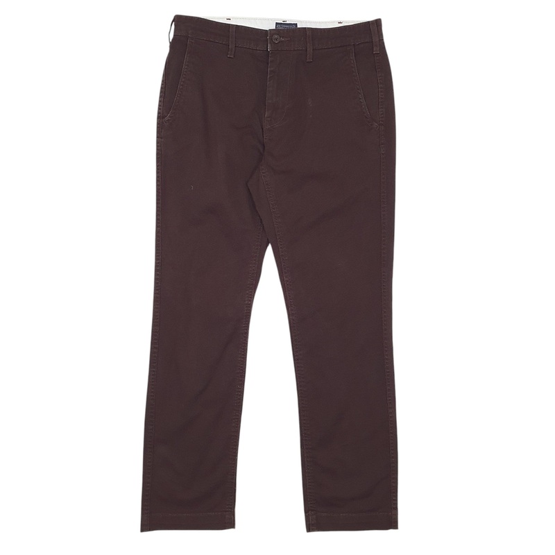 Mens Levis Burgundy Chino Cotton Blend  Trousers Mens W29 L30