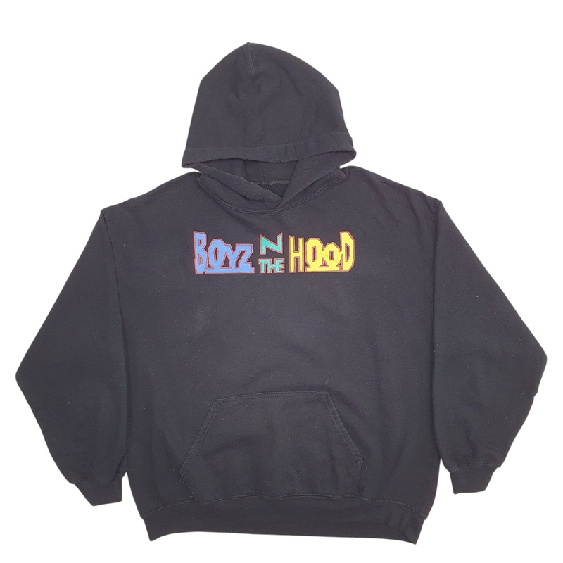 Boyz N The Hood Gangsta Hood Hip Hop Ice Cube Hoodie Cotton Blend Sweatshirt Jumper Mens L