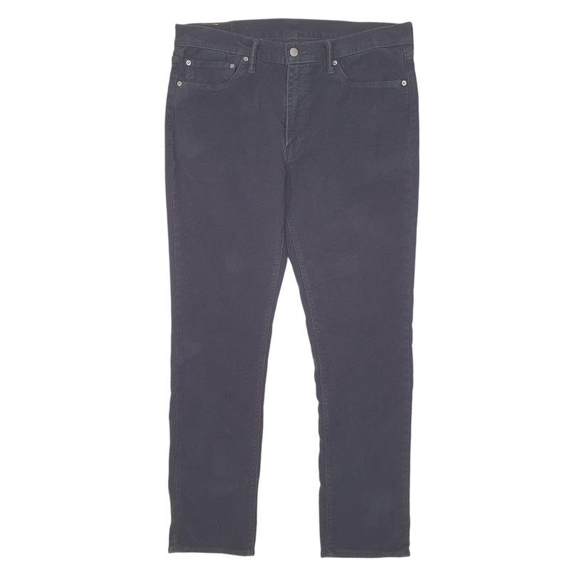 Mens Levis 511 Moleskin Black Chino Cotton  Trousers Mens W36 L32