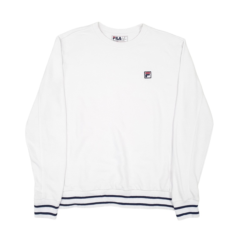 Fila Crewneck Cotton Blend Sweatshirt Jumper Mens XL
