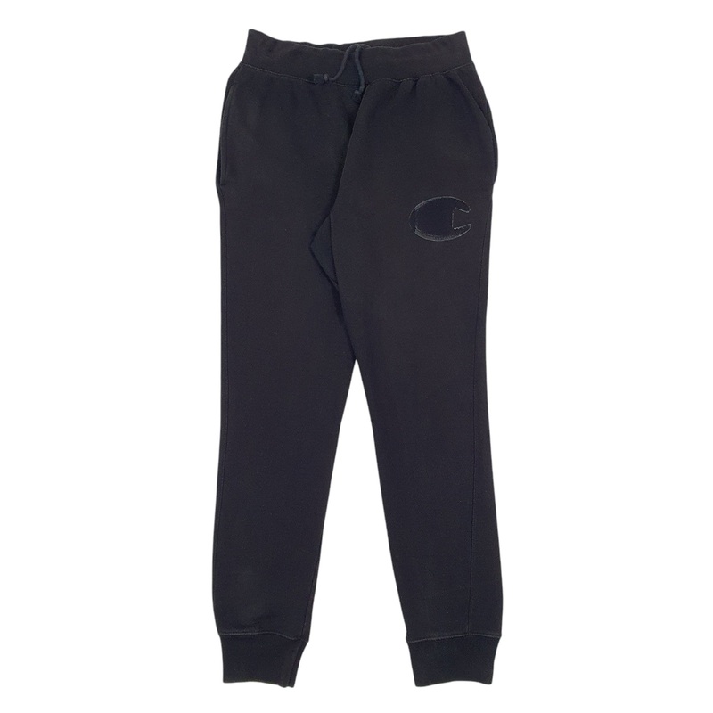 Mens Champion Reverse Weave Black Jogger Cotton Blend  Trousers Mens W28 L31