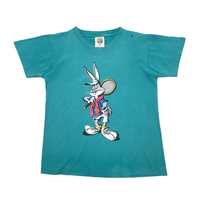 United Brands International Single Stitch Vintage 90s Short Sleeve Cotton T Shirt Womens L