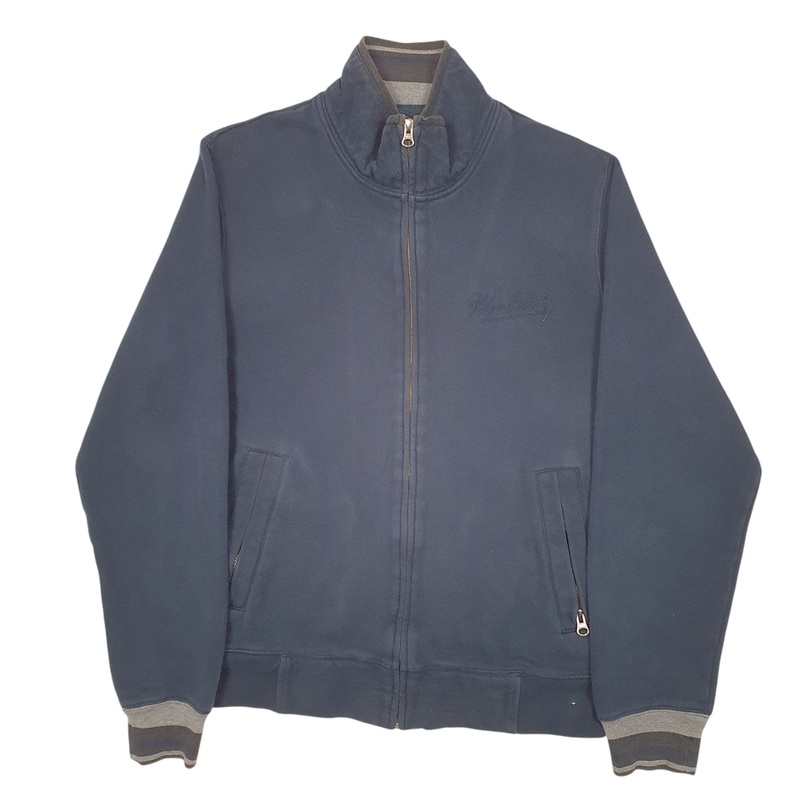 Woolrich Full Zip Cotton Blend Sweatshirt Jumper Mens M