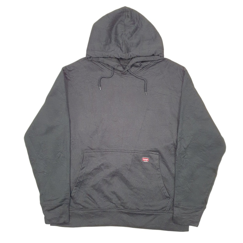 Wrangler Workwear Fleece lined Hoodie Polyester Sweatshirt Jumper Mens M