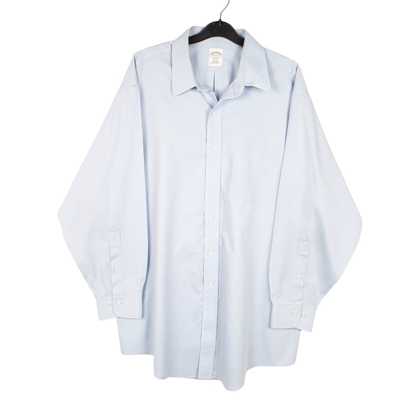 Brooks Brothers Long Sleeve Regular Fit Cotton Shirt Mens XL