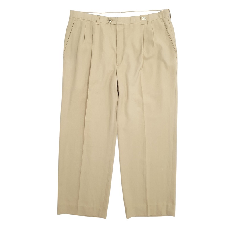 Mens Burberry Beige Chino Cotton Blend  Trousers Mens W36 L26