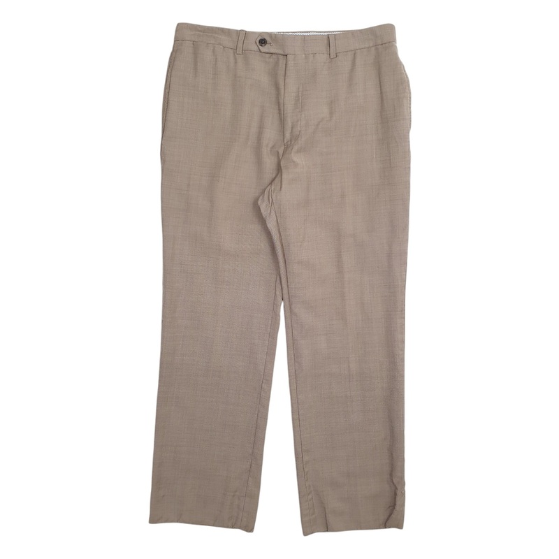 Mens Tommy Hilfiger Beige Chino Polyester  &  Wool  Trousers Mens W32 L28