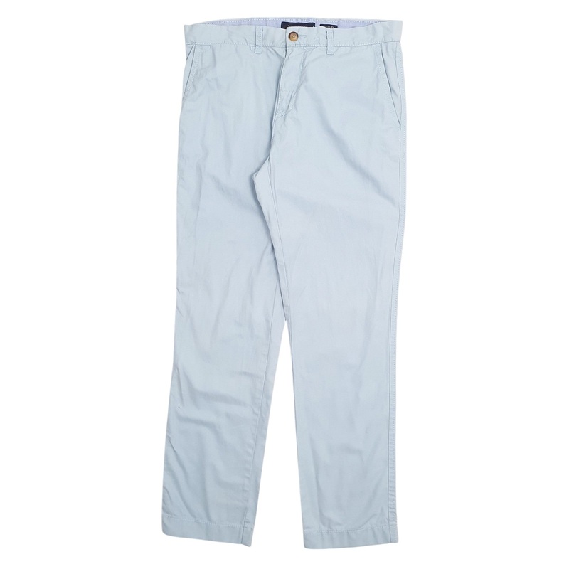 Mens Tommy Hilfiger Blue Chino Cotton  Trousers Mens W32 L32