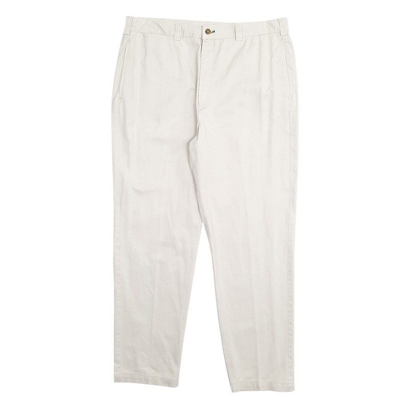 Mens Tommy Hilfiger Cream Chino Cotton  Trousers Mens W38 L30
