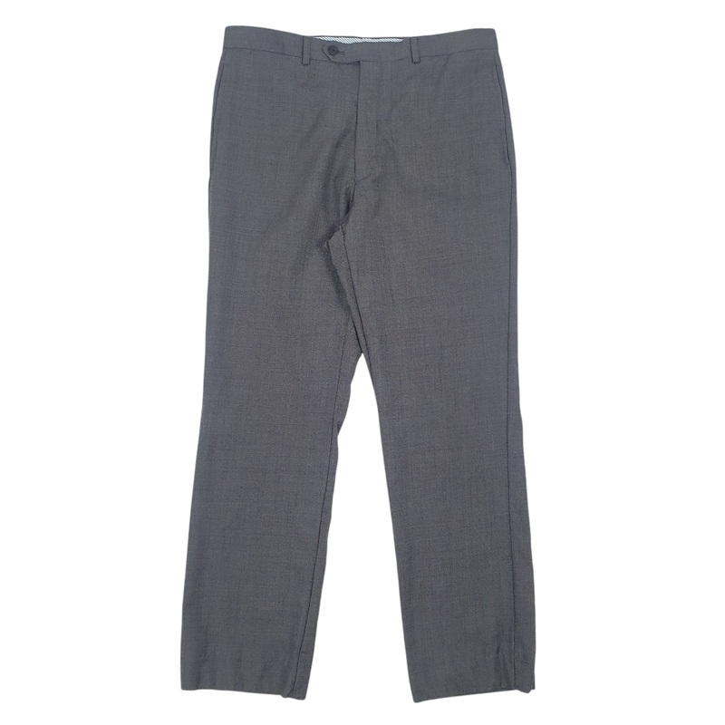 Mens Tommy Hilfiger Grey Chino Wool  Trousers Mens W34 L30