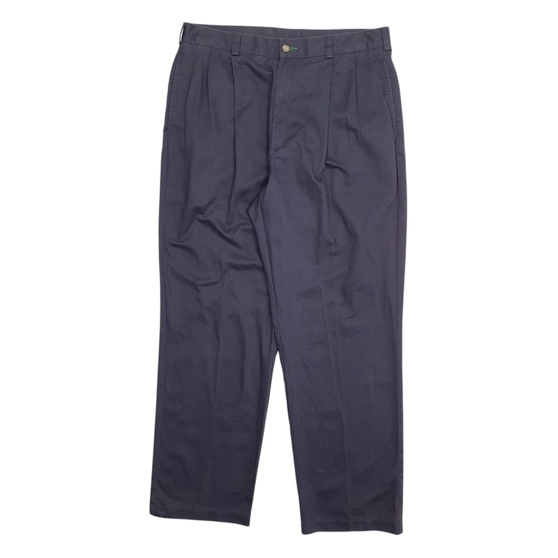 Mens Tommy Hilfiger Navy Chino Cotton Blend  Trousers Mens W34 L30