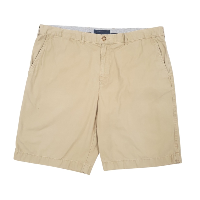 Tommy Hilfiger Beige Chino Cotton Shorts Mens W40