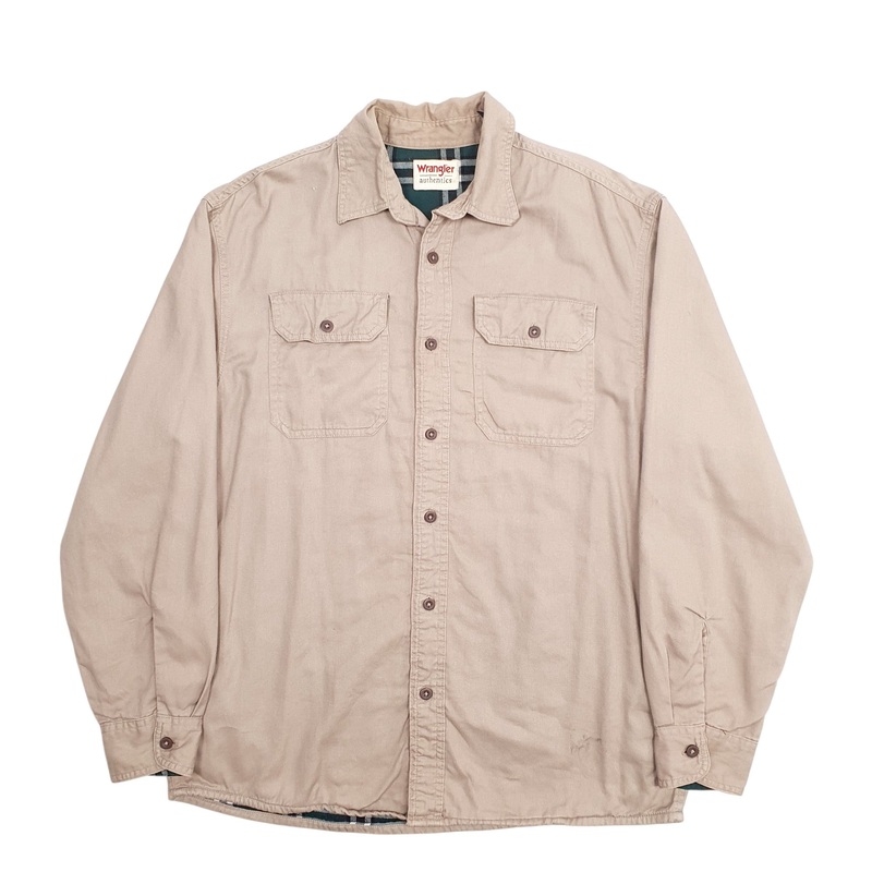 Wrangler Shacket Long Sleeve Regular Fit Cotton Shirt Mens M