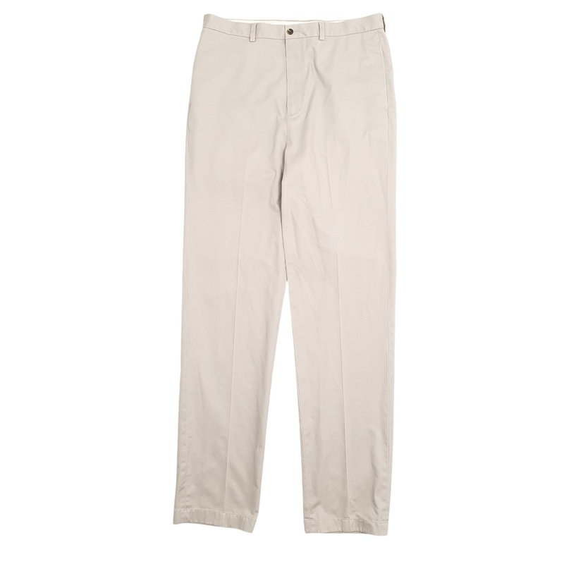 Mens Brooks Brothers Beige Chino Cotton  Trousers Mens W36 L38