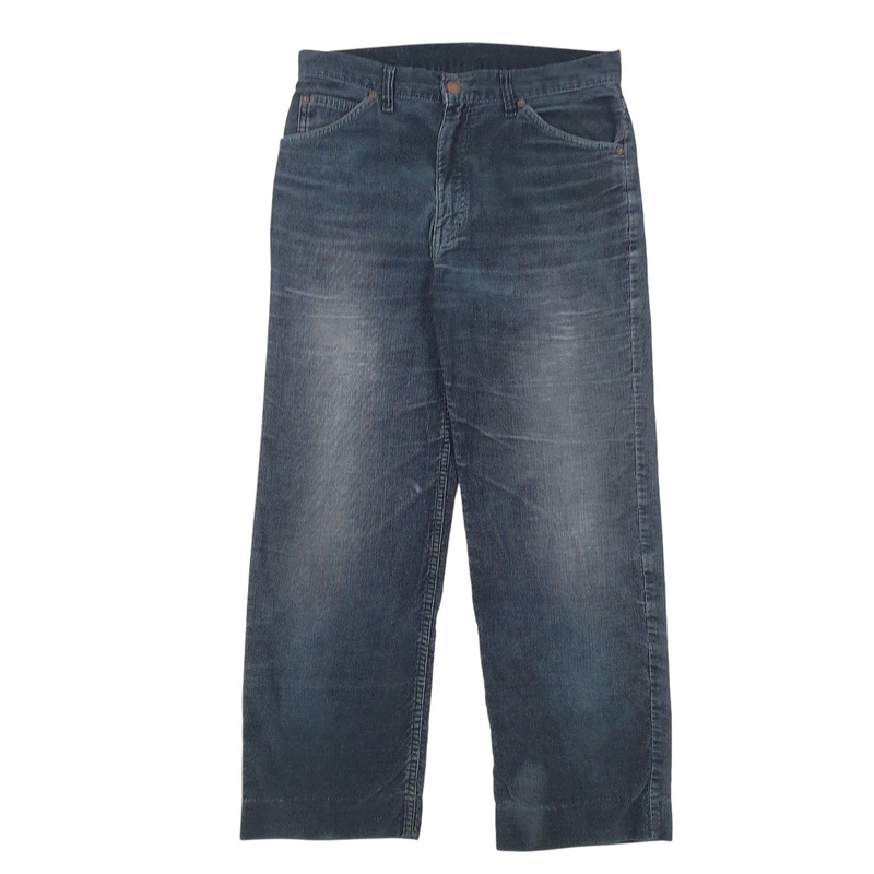 Mens Levis Grey Corduroy Cotton  Trousers Mens W33 L27