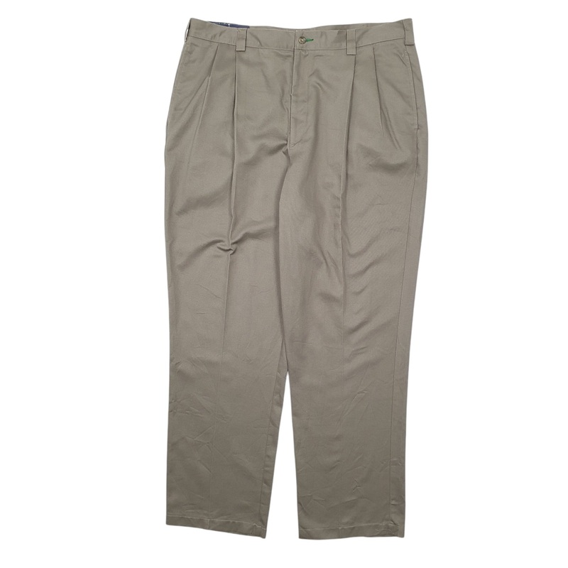 Mens Tommy Hilfiger Double Pleated Vintage 2000's Khaki Chino Cotton  Trousers Mens W38 L30